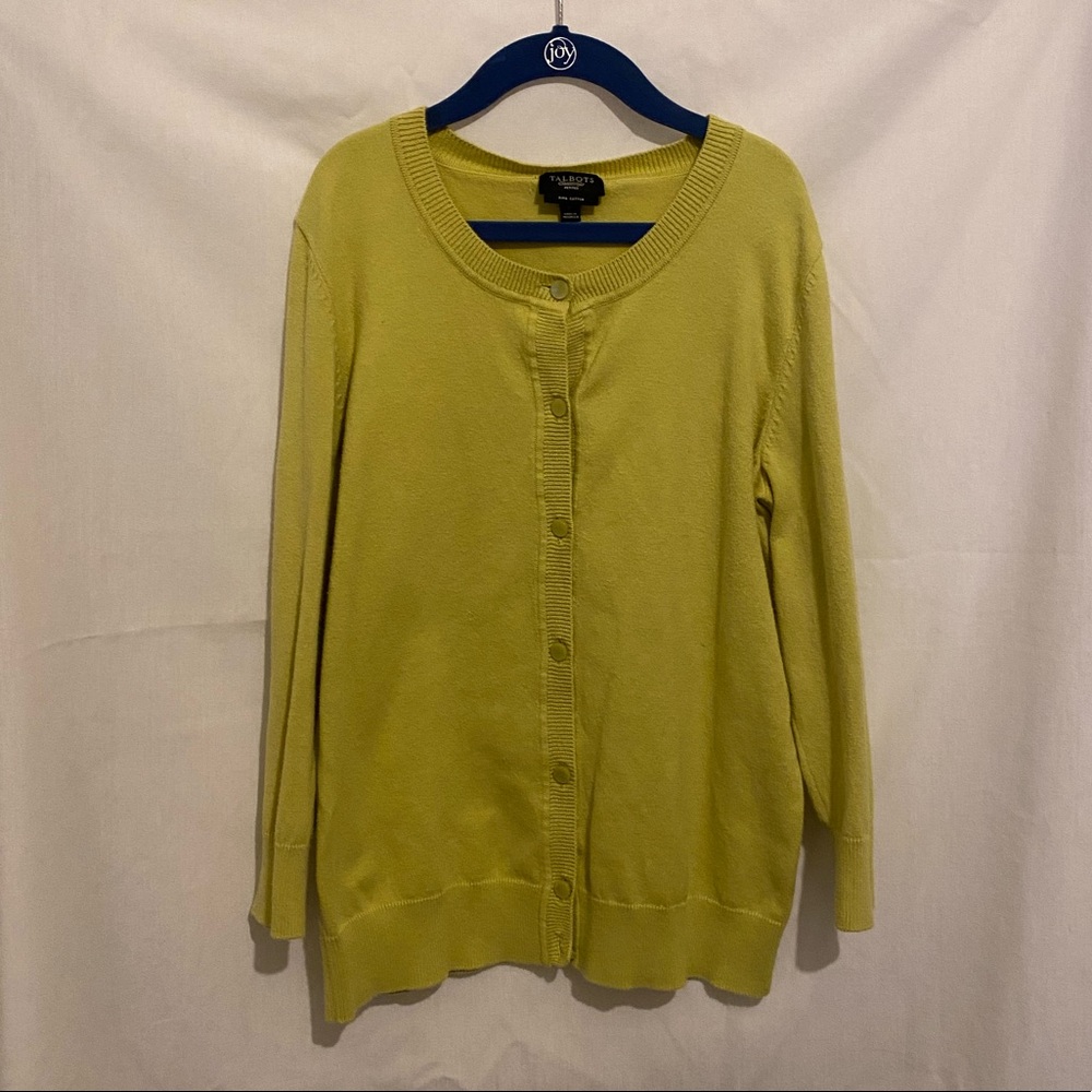 talbot cardigan sweater button up top